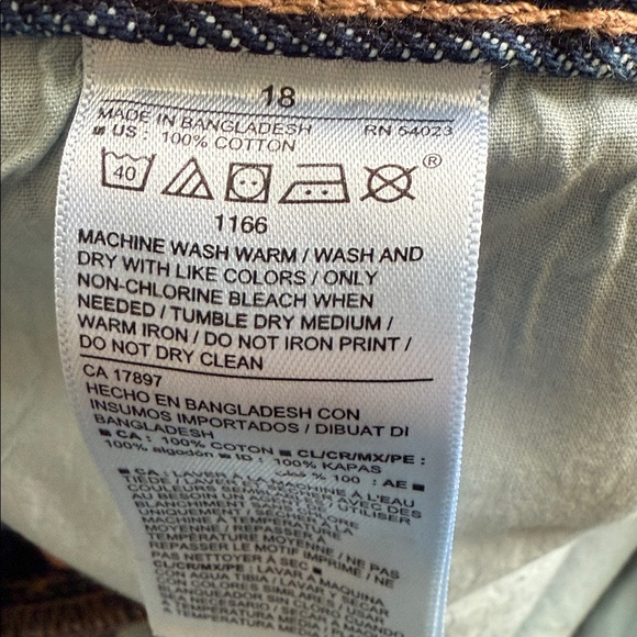 Old Navy Size 18 Women’s SKY-HI STRAIGHT Dark Blue Relaxed Jeans. - Picture 9 of 9